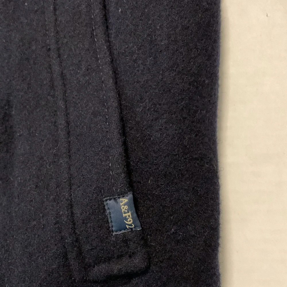 Abercrombie & Fitch‎ Men’s Wool-Blend Jacket Navy Blue